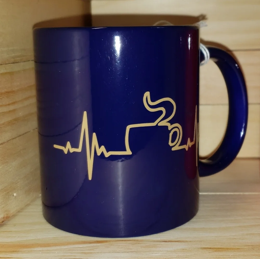 Coffee Heartbeat Coffee Mugs